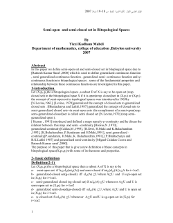 Semi-open and semi-closed set in Bitopological Spaces By Yiezi