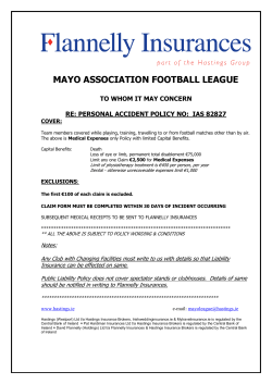 mayo association football league