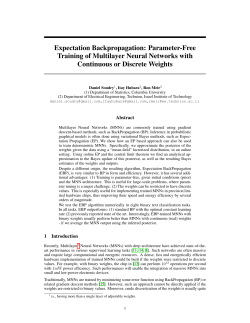 Parameter-Free Training of Multilayer Neural Networks with
