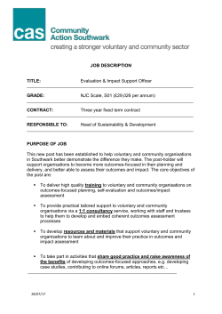 Job Opportunities at Community Action Southwark (CAS)