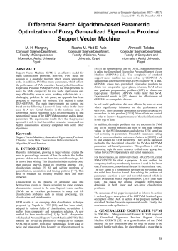 Differential Search Algorithm-based Parametric Optimization