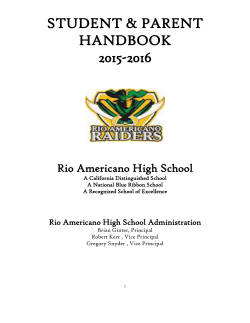 rio americano - San Juan Unified School District