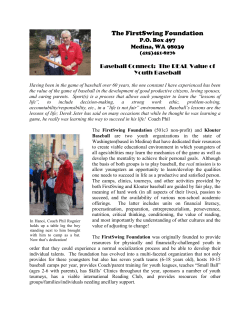 FirstSwing Price List: 2006