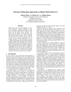 Nonconvex Relaxation Approaches to Robust Matrix Recovery
