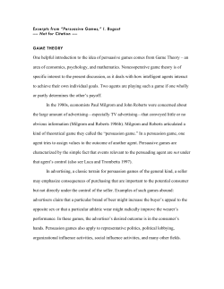 One helpful introduction to the idea of persuasive games comes