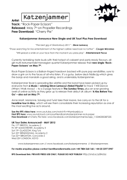 Track: &ldquo;Rock-Paper-Scissors&rdquo;