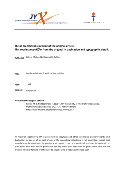 This is an electronic reprint of the original article. This reprint