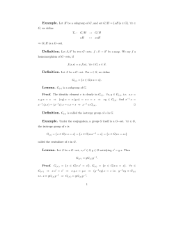 Definition. Let S, S