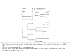 Economic evaluation of early administration of prednisolone and/or