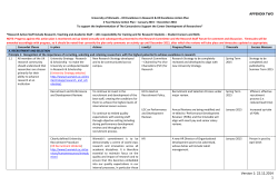 New Action Plan - University of Warwick