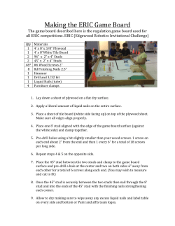 ERIC Game Board Construction