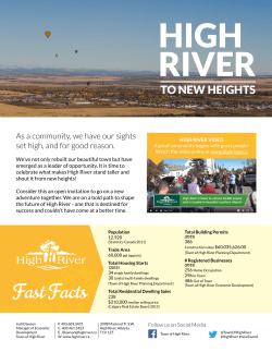 Fast Facts - Choose High River