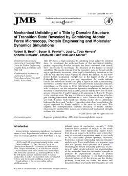 Mechanical Unfolding of a Titin Ig Domain