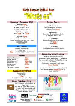 Saturday 3 December 2016 Coming Events AFC Games Results