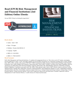 Risk Management and Financial Institutions