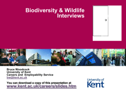 Choosing a Career - University of Kent