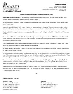 Hitmen Players Study Medieval Literature