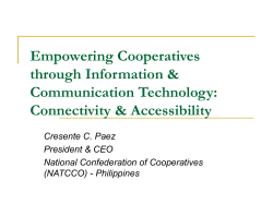 Empowering Cooperatives through Information