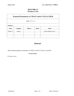 comment resolution part 1
