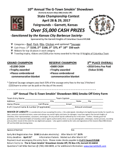 Garnett Autumn Blaze BBQ Smoke Off