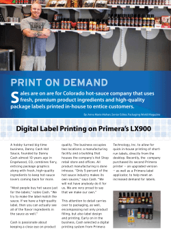 print on demand - Primera`s Label