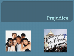 Complications to reducing prejudice