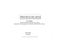 Robust discrete time control