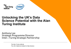 Unlocking the UK`s Data Science Potential with the Alan Turing
