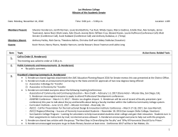 Minutes - Los Medanos College