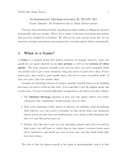 1 What is a Game?