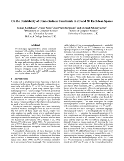 On the Decidability of Connectedness Constraints in 2D and 3D