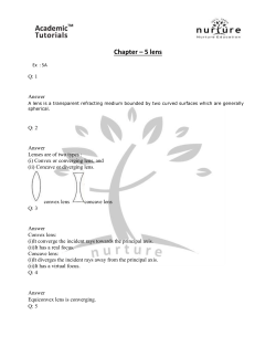 Chapter &ndash; 5 lens