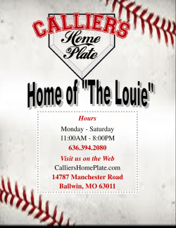 Deli Menu for Home Plate website