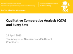 QCA - Goethe University Frankfurt