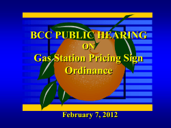 2012-02-07 Public Hearing Ordinance Gas Station Price Sign
