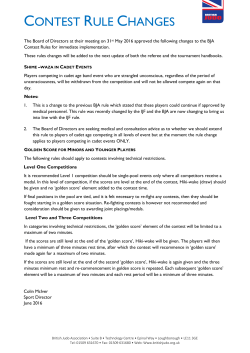 contest rule changes