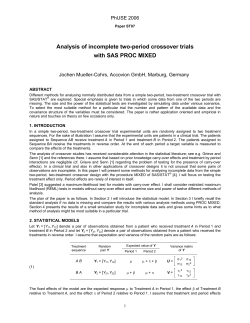 Analysis of incomplete two-period crossover trials with