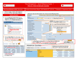 How to View Employee Quotas