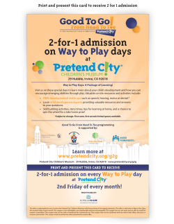 Discounts - Pretend City