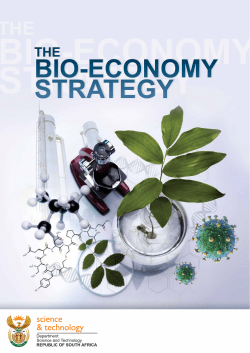 The Bio-economy Strategy - Innovus Technology Transfer