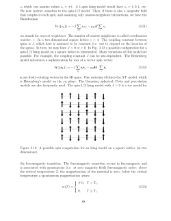 si which can assume values si = &plusmn;1. A 1