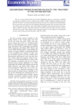 decomposing trends in income volatility: the wild