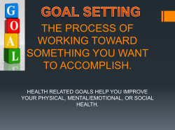 Goal Setting - Westhampton Beach School District