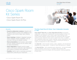 Cisco Spark Room Kit Series At-a