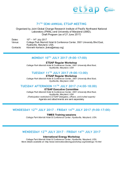 3rd Draft Program - IEA