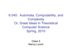 Non-regular languages and the pumping lemma