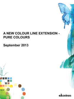 A New Colour Pure Colours