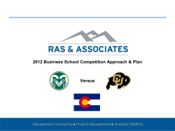 After 5 years of hosting case competitions with both CU`s and CSU`s