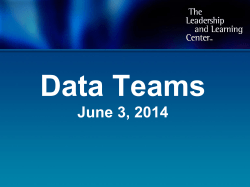 Data Teams - Louisiana Believes