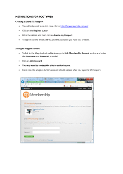 instructions for footyweb